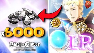 6000 FREE BLACK CRYSTALS WILL BE MINE!!! THIS PVP TEAM CANT BE STOPPED!!! (Black Clover Mobile)