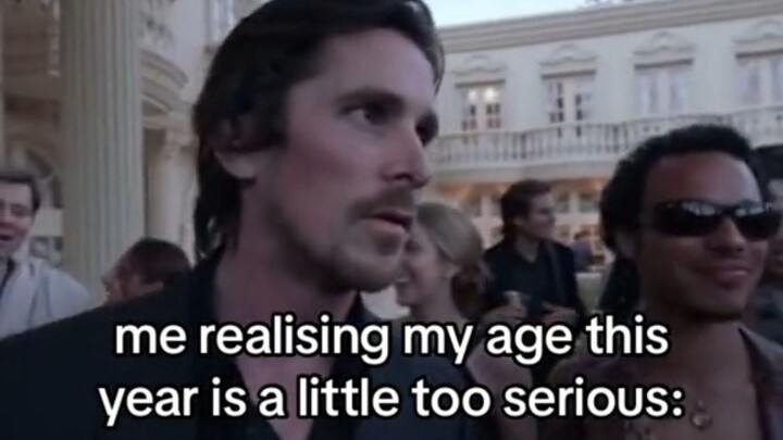 I’ve realized that my age is starting to feel serious this year: