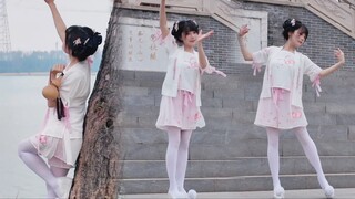 谁不爱元气少女！边逛边跳【如梦令】每帧都是快乐！