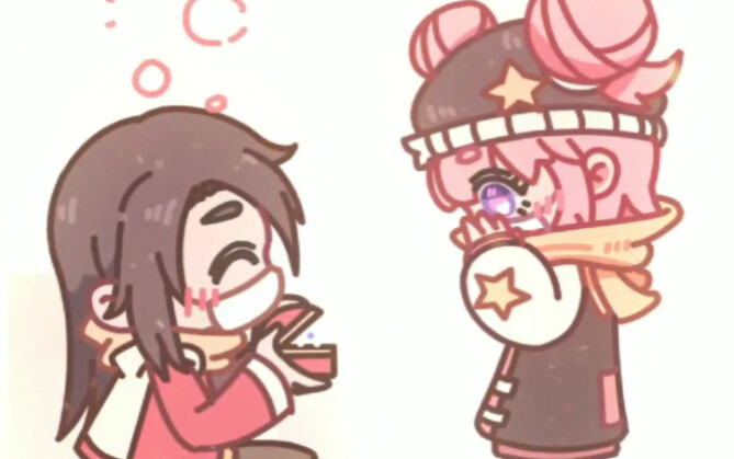 Zhou Yu said to Xiao Qiao, “I want to personally put on a mask for you.”