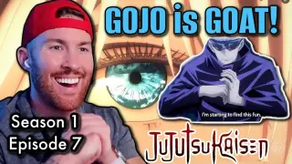 GOJO IS My Favorite Anime Character! | Assault 🤜 🤛  - Jujutsu Kaisen Reaction S1 Ep 7