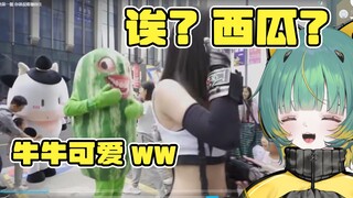 日本韭菜看西瓜条逛漫展，家人们谁懂啊！