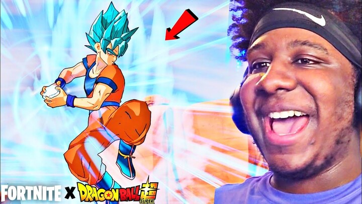 GOKU IS IN FORTNITE!!! Fortnite X Dragon Ball Event (Funny Moments) Goku Fortnite Gameplay