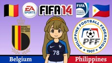 Kinako FIFA 14 | Belgium VS Philippines