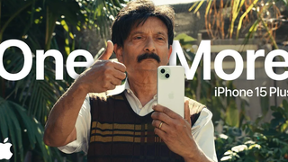 The latest silly ad for the iPhone 15 Plus: Let's do it again...