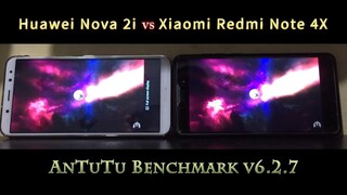 Huawei Nova 2i VS Xiaomi Redmi Note 4X Benchmark + Camera Comparison