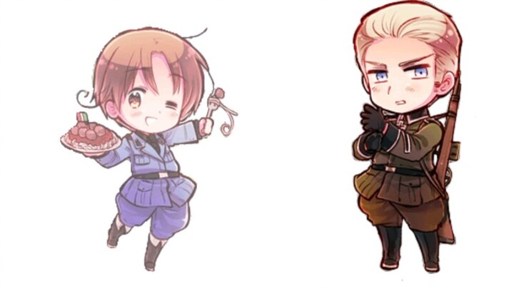 Terrier tua yang mati tiba-tiba menyerangku, tapi itu Hetalia Duyi (*Micro Black Tower Ghost/Fox)