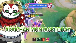 AKAICHAN MONTAGE TODAY