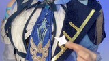 [喵屋小店] Genshin Impact - Tutorial gaun cosplay Yula