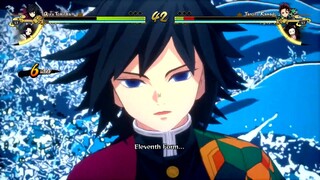 Demon Slayer: The Hinokami Chronicles - Giyu & Shinobu VS. Tanjiro & Nezuko Gameplay (English Dub)