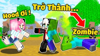 REDHOOD 24 GIỜ BỊ PHÙ THỦY NGUYỀN RỦA THÀNH ZOMBIE TRONG MINECRAFT*1 NGÀY REDHOOD LÀM CHÚA TỂ ZOMBIE