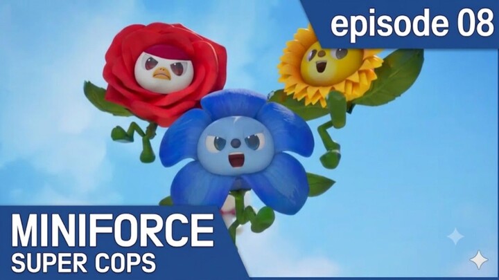 🚨 [English dub.] MiniForce Super Cops EP8 – Toxic Scent of the Poison Flower! 🚨