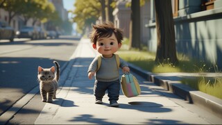 Toddler's Best Friend: The Adorable Kitten Who Does It All | #babysitting #cat