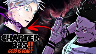 TAPOS NA SI GOJO!?😱SUKUNA DEFEATS GOJO IN THE BATTLE OF DOMAINS🔥|JUJUTSU KAISEN CHAPTER 225(TAGALOG)