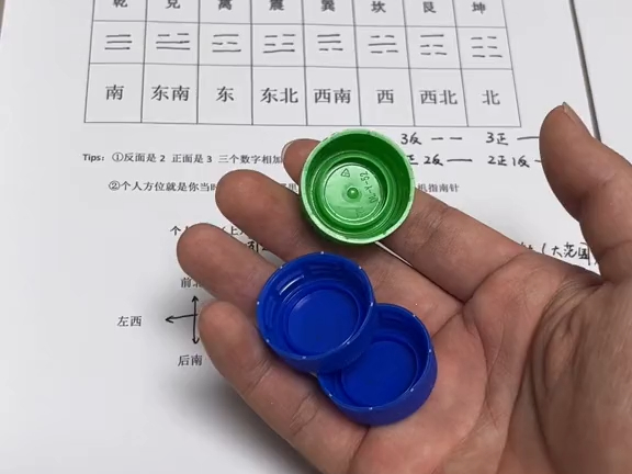 Hướng dẫn tìm đồ vật bằng ba nắp chai