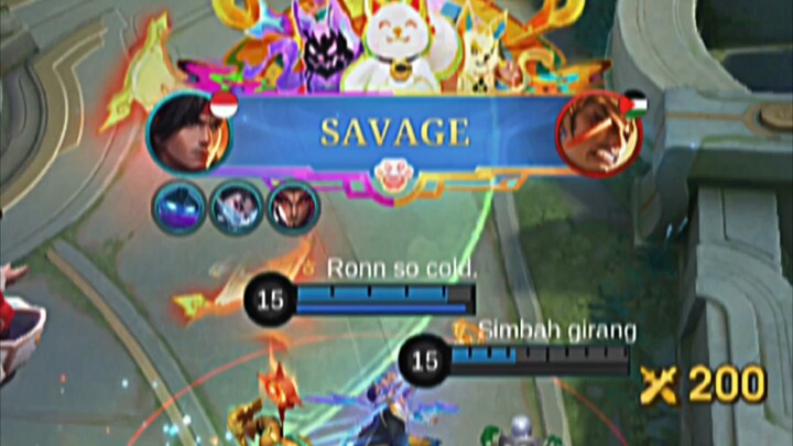 Savage Yi Shun Shin~Mobile Legends Indonesia