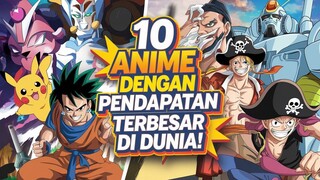 10 Anime dengan pendapatan terbesar didunia