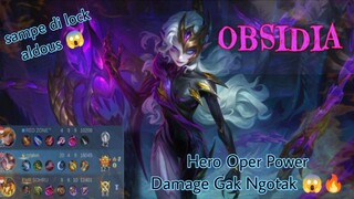 Cuma Marksman Biasa ? 👀 Jangan Kaget Lihat Damage Obsidia MLBB! 🥶🥶 Sampe Dilock Aldous 😱🤯