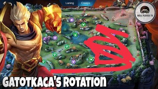 TOP GLOBAL GATOTKACA ROTATION (Fast Farm and Efficient) | MLBB