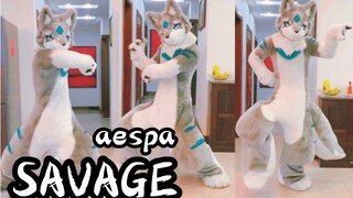 Orc Xiu Gou covers aespa's Savage! Wild Dog!