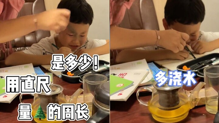 Cháu trai đang làm bài tập bị mắng, người cậu tò mò lại gần xem, nghe được câu trả lời “bá đạo” của 