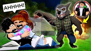 Pretending to be a WEREWOLF in Roblox!