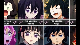 Demon Slayer characters' childhood