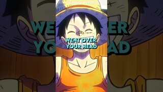 This One Piece Moment Went OVER YOUR HEAD! #anime #onepiece #luffy #shorts