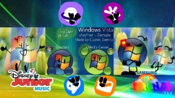 The Microsoft Windows Show Theme Song! 📱📲👭💻🖥⌨🖱🎵🎶📺😊 | Samsung & Friends | @disneyjrmusic