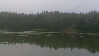 subuh di danau finland