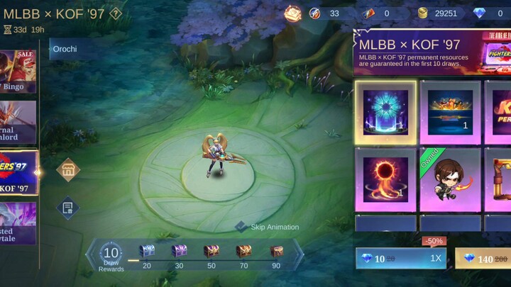 MLBB satisfying draws