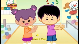 Galinha Pintadinha 3 Lava A Mão (RECRIAÇÃO)