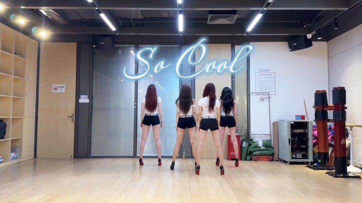 【SISTAR-SO COOL练习室】四个人每个人转过来都美我一大跳 好美的八条腿