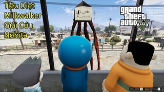 GTA 5 Mod - Doremon Chaien Xeko Tiêu Diệt MilkWalker Giải Cứu Nobita (Phần Cuối)
