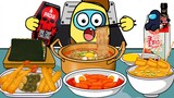 TTEOKBOKKI MUKBANG - ANIMATION MUKBANG #10