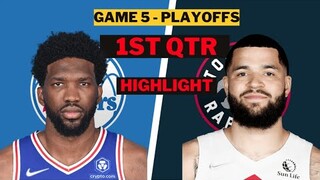 Philadelphia 76ers vs Toronto Raptors 1st Highlights game 5 playoffs April 25th | 2022 NBA Season