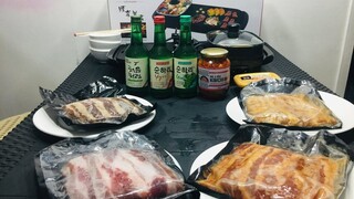 Dinner at my hawz with my riders and frends.Salamat The Kitchen Corner sa pa samgyupsal food yummy.