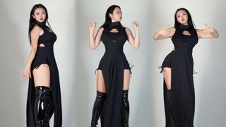 (رقص عمودي) حفل بلوغ نسخة الأحذية الجلدية