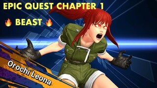 KOF Allstar: Leona beats Boss Envy in just 6 secs