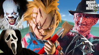 GTA 5 Mod - Sát Nhân Chucky Tiêu Diệt Freddy Krueger | Big Bang