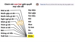 cách mà con trai giải quyết mọi vấn đề :D #haihuoc