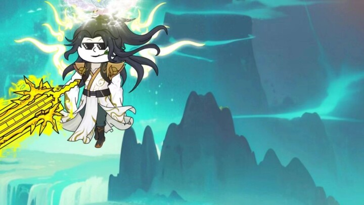 Traveling through the wilderness to become the sword energy that Pangu chopped off to create the sky