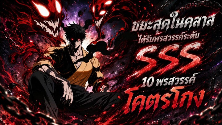 ขยะสุดในคลาสได้รับพรสวรรค์ระดับ SSS 10 พรสวรรค์ โคตรโกง