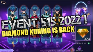 EVENT 515 DIAMOND KUNING IS BACK !! SKIN 1 DIAMOND LAGI ! BOCIL AMANAH AUTO RUSUH