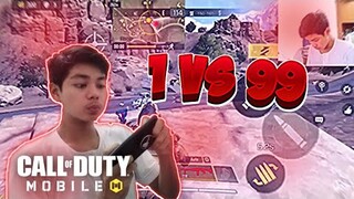 So....I tried batle royale 1 vs 99 | Call of Duty Mobile