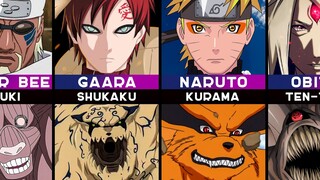 All Jinchuuriki of Tailed Beasts in Naruto & Boruto