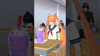 Osana thought Senpai gave her the Grimace Shake but it was Ayano 😰 #sakuraschoolsimulator