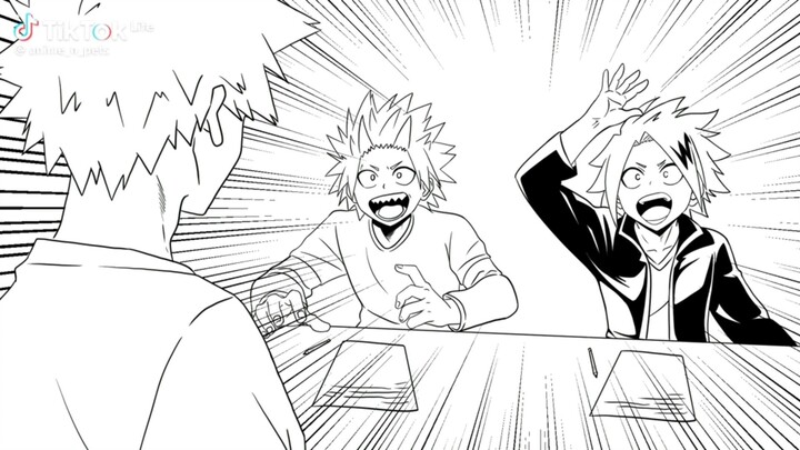 Bakugo end Kirishima Denki🧡♣️♥️