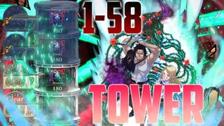 FULL TOWER COMPLETION! FLOOR 1-58 GUIDE! - Black Clover Phantom Knights