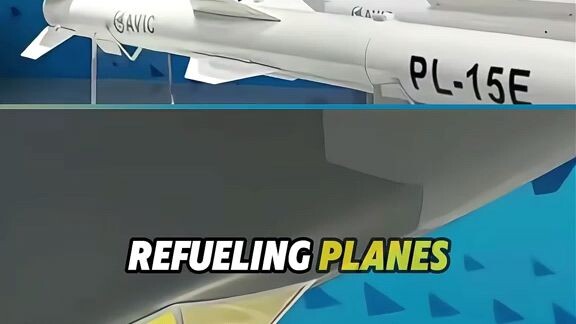 Chinese PL-15 air defense missiles.